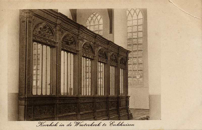 Choir screen, Westerkerk, Enkhuizen