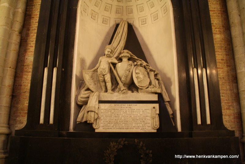 Burial monument for Hugo Grotius
