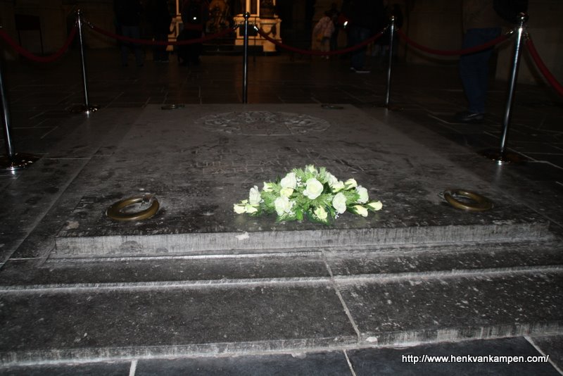 Entrance of the royal burial vault in Delft, Holland