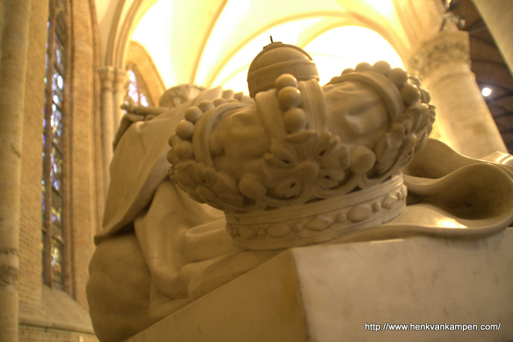 Monument for King William I of The Netherlands, in the New Church of Delft