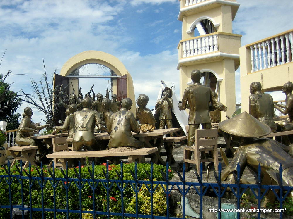 Detail of the Balangiga Monument, Balangiga, Samar
