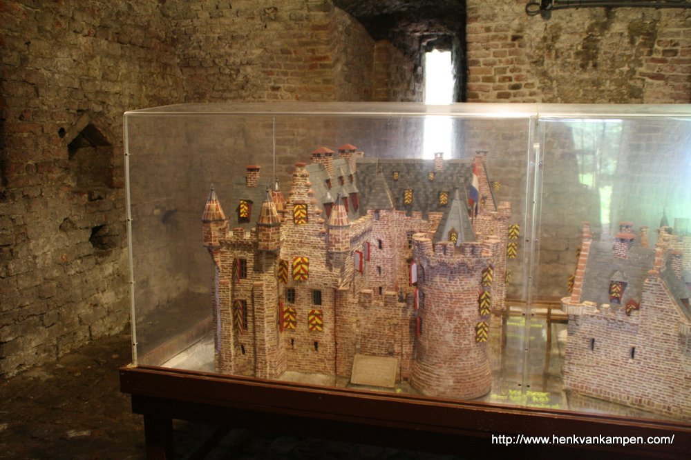 Scale model of Brederode Castle