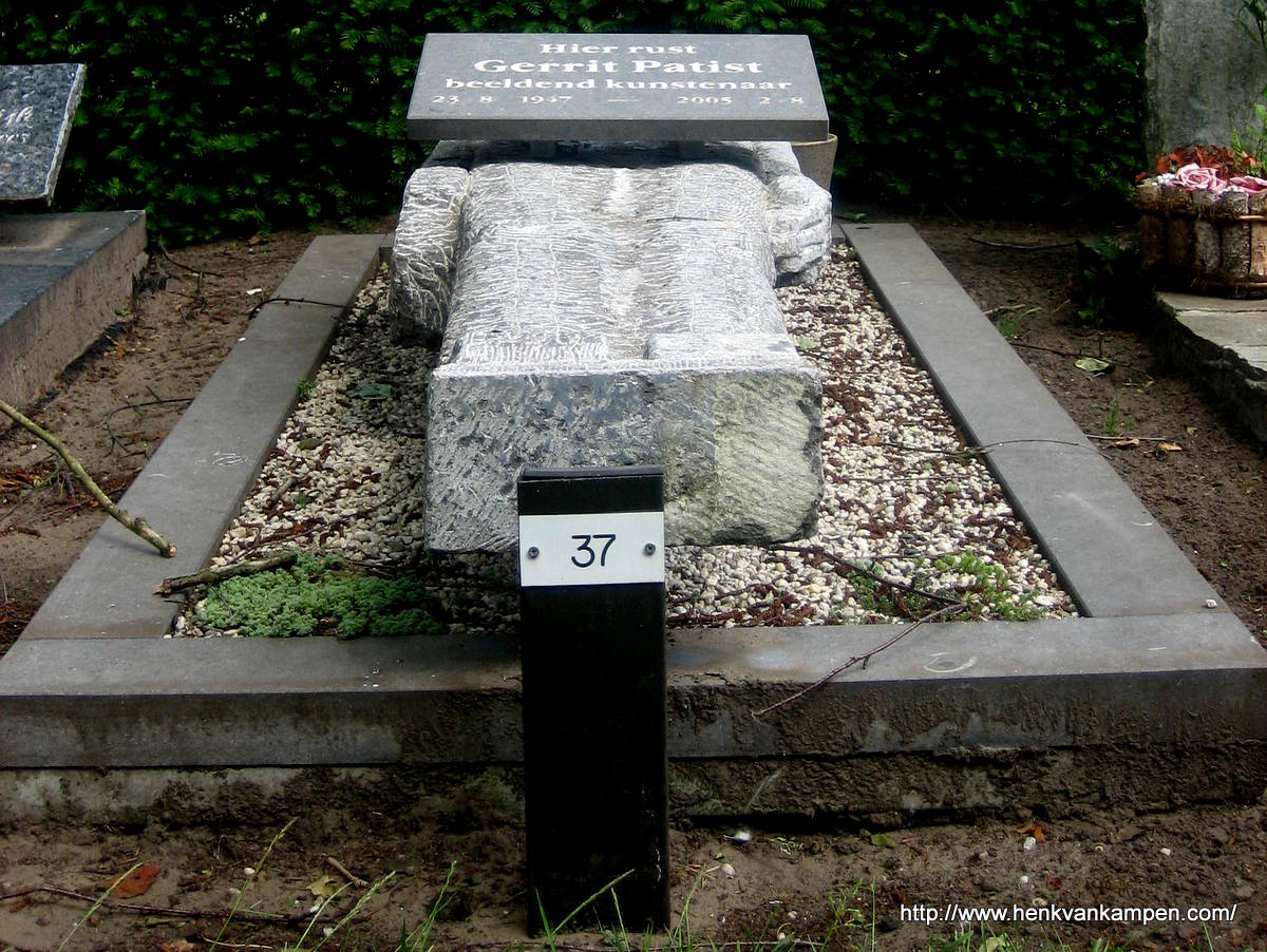 Grave of Gerrit Patist, Brandenburg Cemetery, Bilthoven