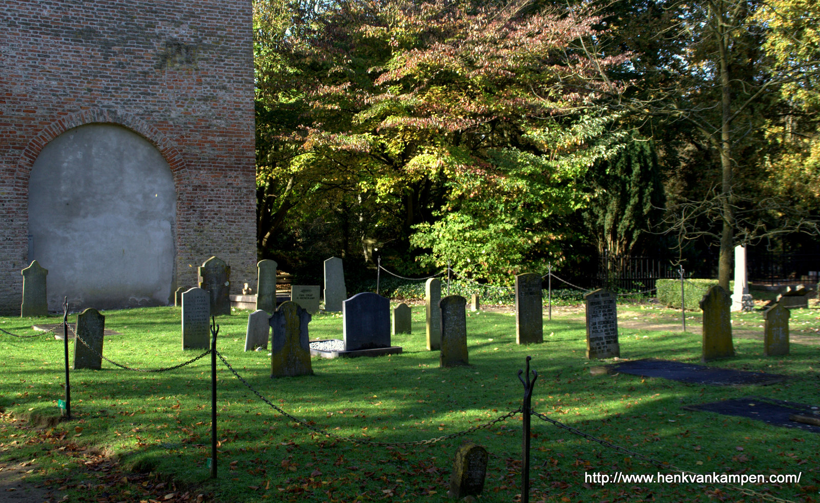 Former church tower and old graveyard of Oud Leusden
