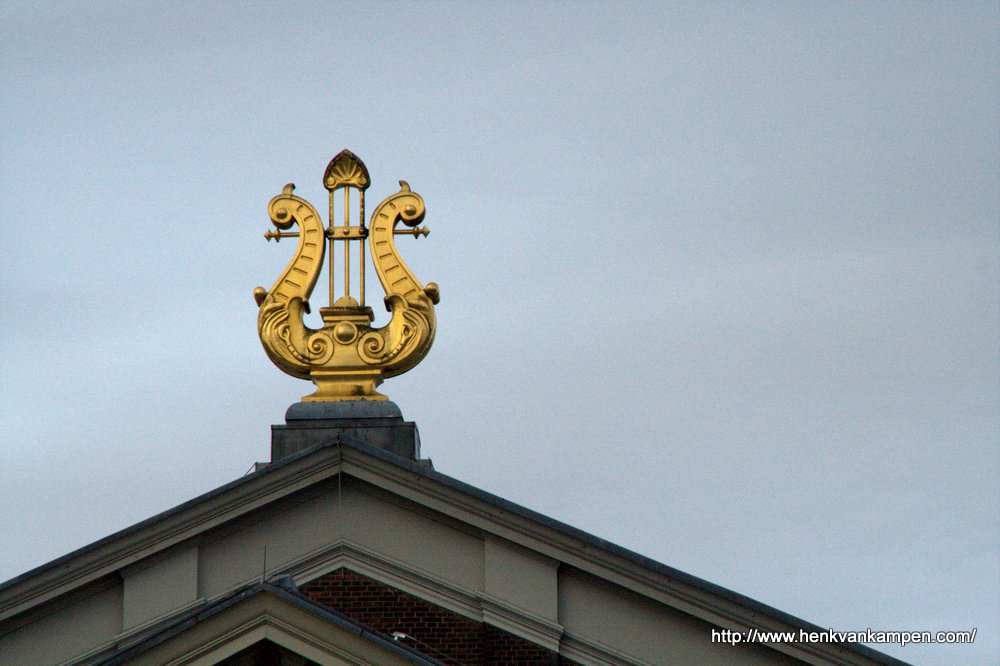 Gilded lyre, Concert Hall, Amsterdam