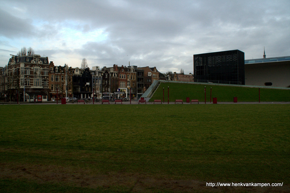 Museumplein and Van Baerle Street, Amsterdam