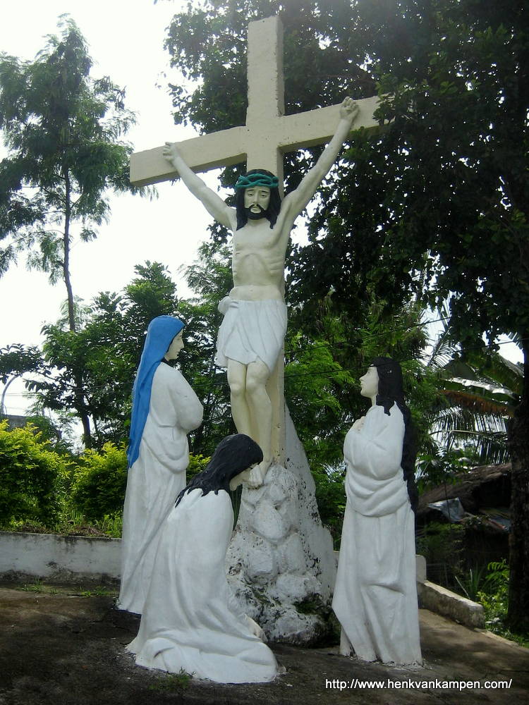 Jesus dies on the cross - Stations of the Cross, Tacloban City