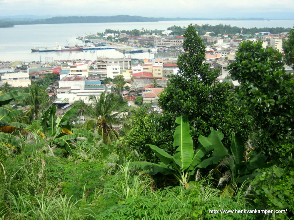 View from Calvary Hill over Tacloban City and the San Juanico Strait