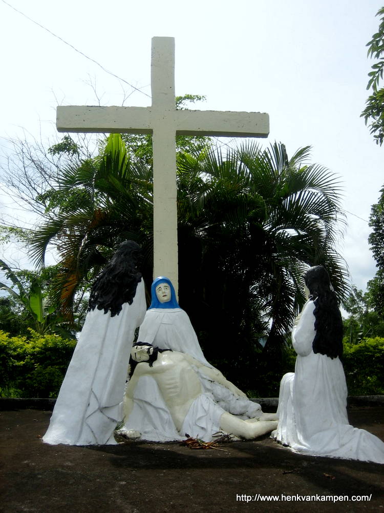 Jesus' body is removed from the cross - Stations of the Cross, Tacloban City