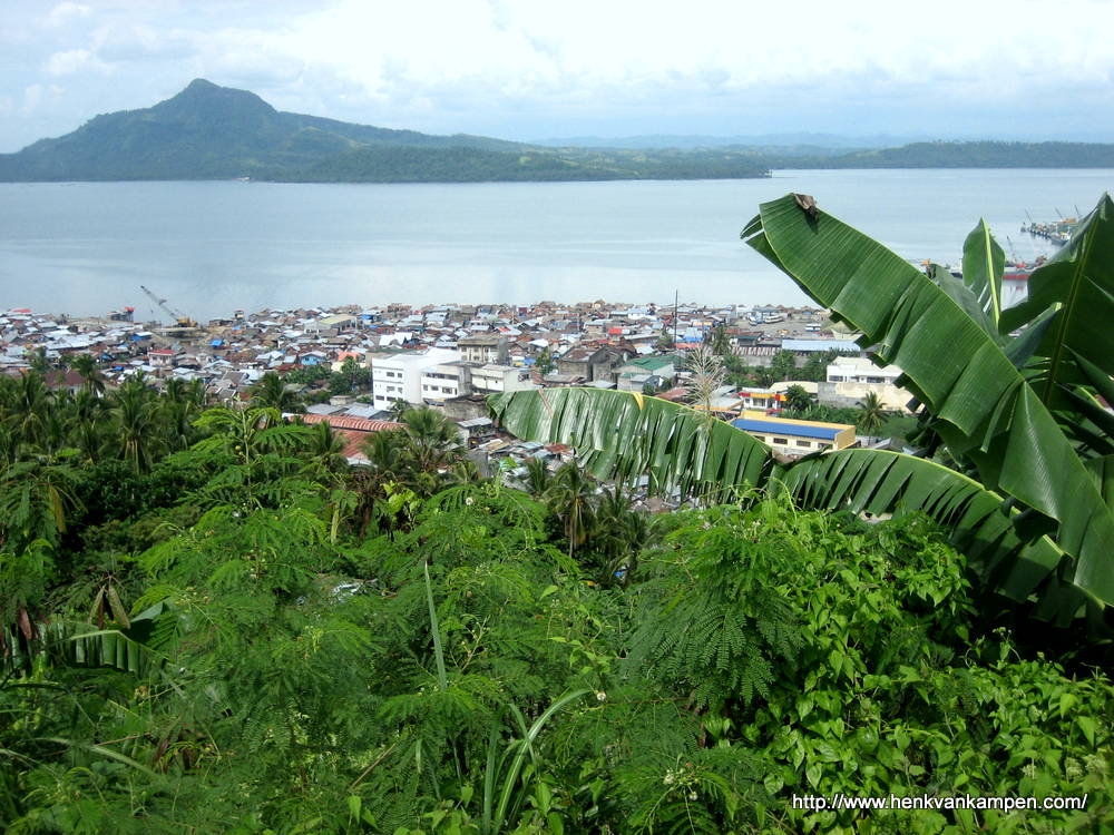 View from Calvary Hill over Tacloban City and the San Juanico Strait