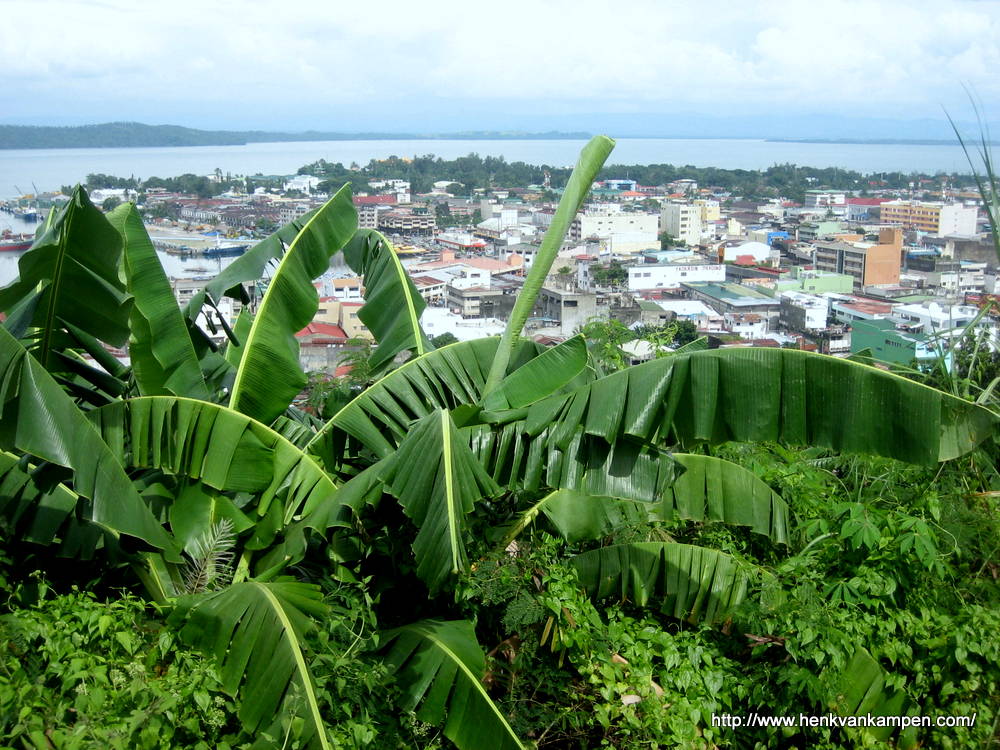 View from Calvary Hill over Tacloban City and the San Juanico Strait