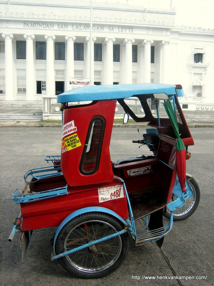 A tricycle in the Philippines.