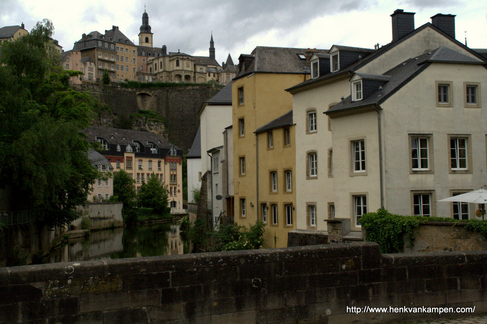 Alzette River and Grund, Luxembourg