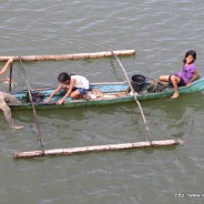 Children in a boat