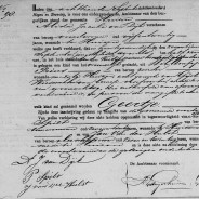 Birth certificate of Geertje Wiesenekker