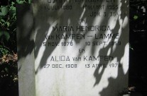 Tombstone of Gerrit van Kampen