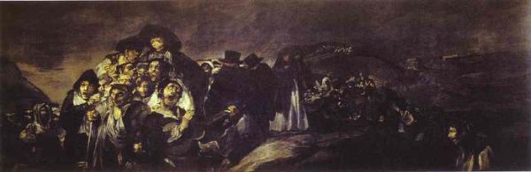 Francisco Goya - Black Paintings - Pilgrimage to St. Isidore's hermitage