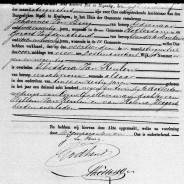 Death certificate of Theodora van Keulen