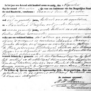 Death certificate of Johanna Jansen
