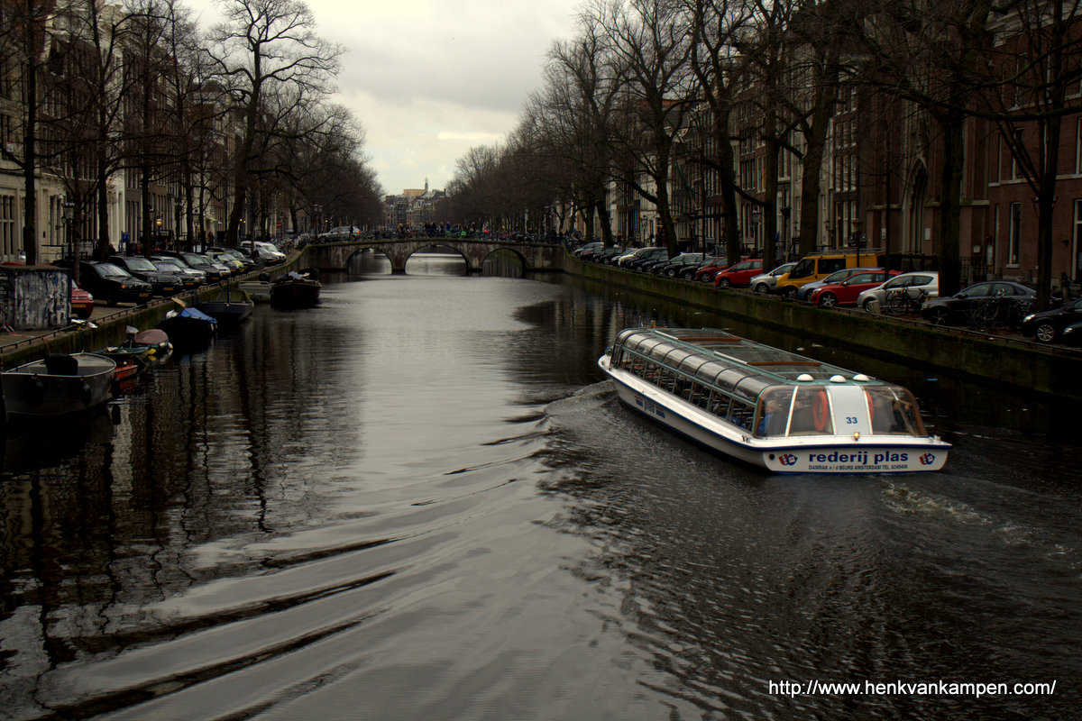 A canal in Amsterdam