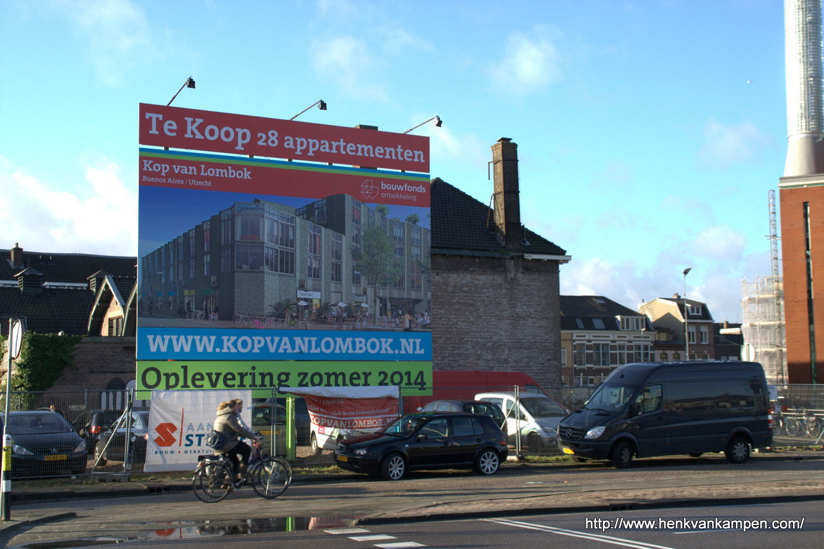 Nieuwbouwproject "Kop van Lombok", Utrecht