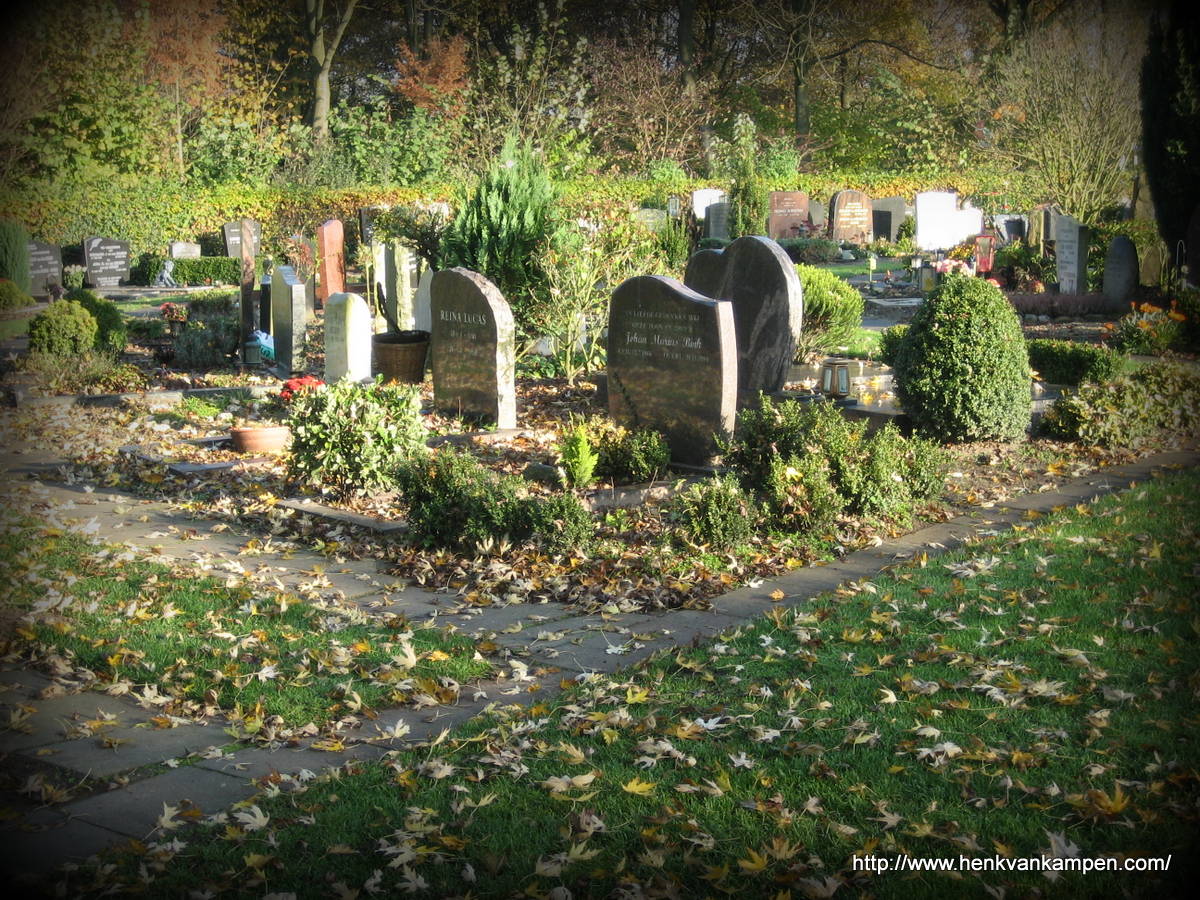 The Noorderveld cemetery in Nieuwegein