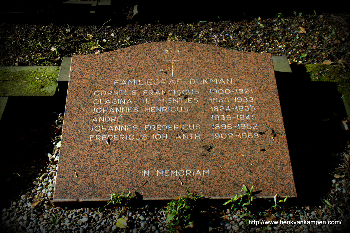 Tombstone Tuesday: Dijkman