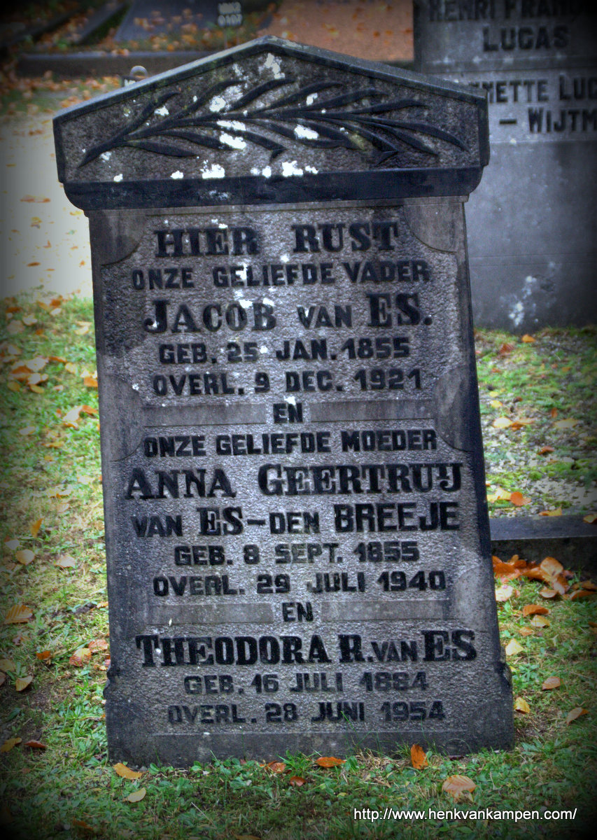 Tombstone Tuesday: Van Es