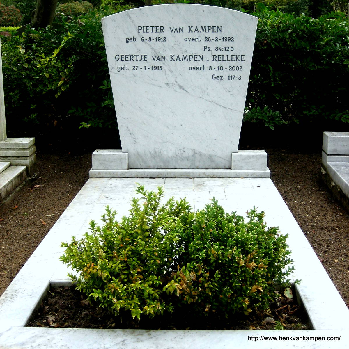 Tombstone Tuesday: Pieter van Kampen and Geertje Relleke