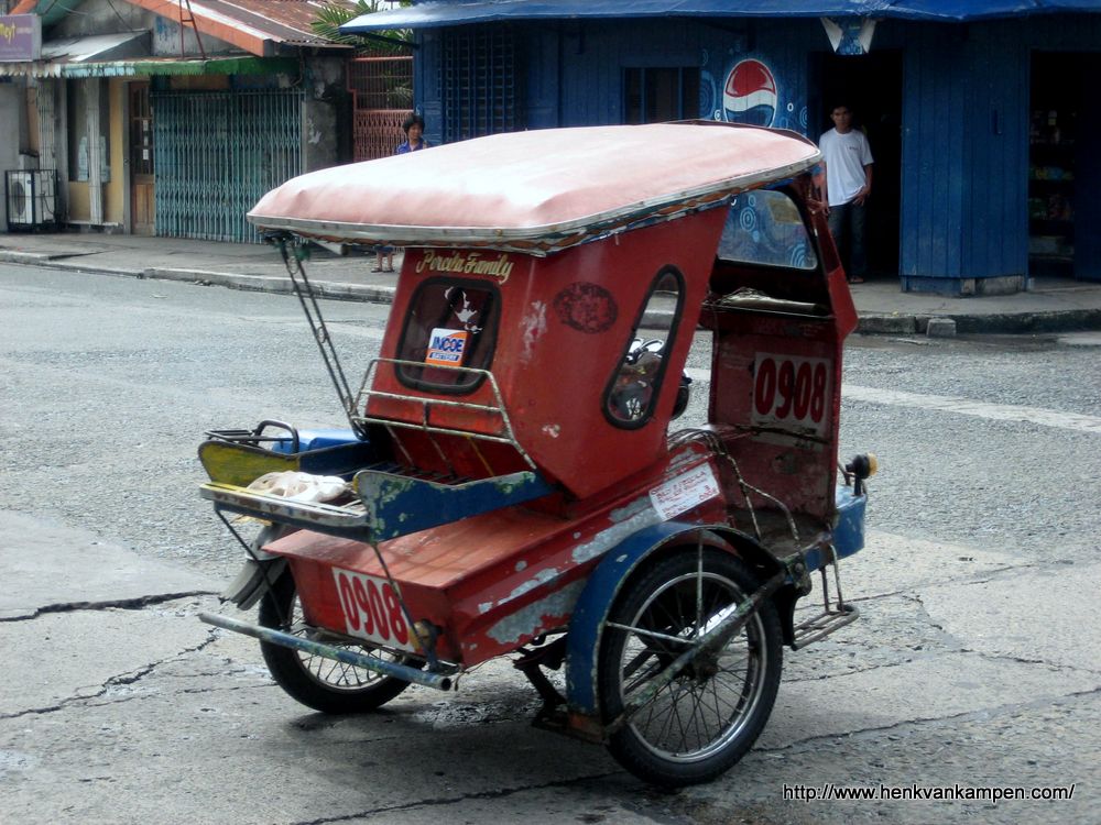 A tricycle in the Philippines.