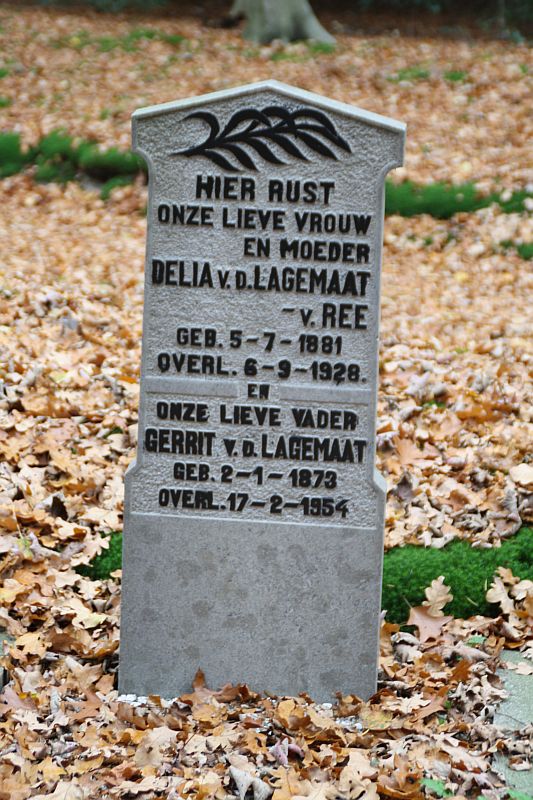 Tombstone Tuesday: Van de Lagemaat