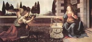 Annunciation - Leonardo da Vinci