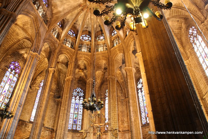 The old cathedral of Barcelona