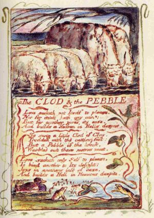 William Blake - The clod and the pebble