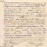 Birth certificate of Albert Melessen