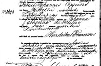 Birth certificate of Hendrikus Franciscus Coppens