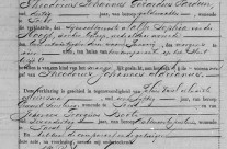 Birth certificate of Theodorus Johannes Adrianus Pardoen