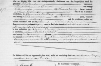 Death certificate of Jan Bollebakker