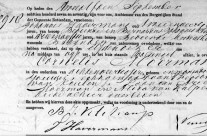 Death certificate of Cornelis Moerman