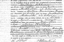 Death certificate of Anna Holthuis