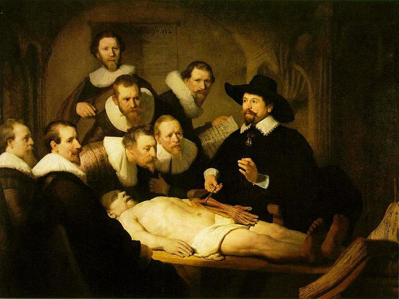 Rembrandt’s anatomy lesson