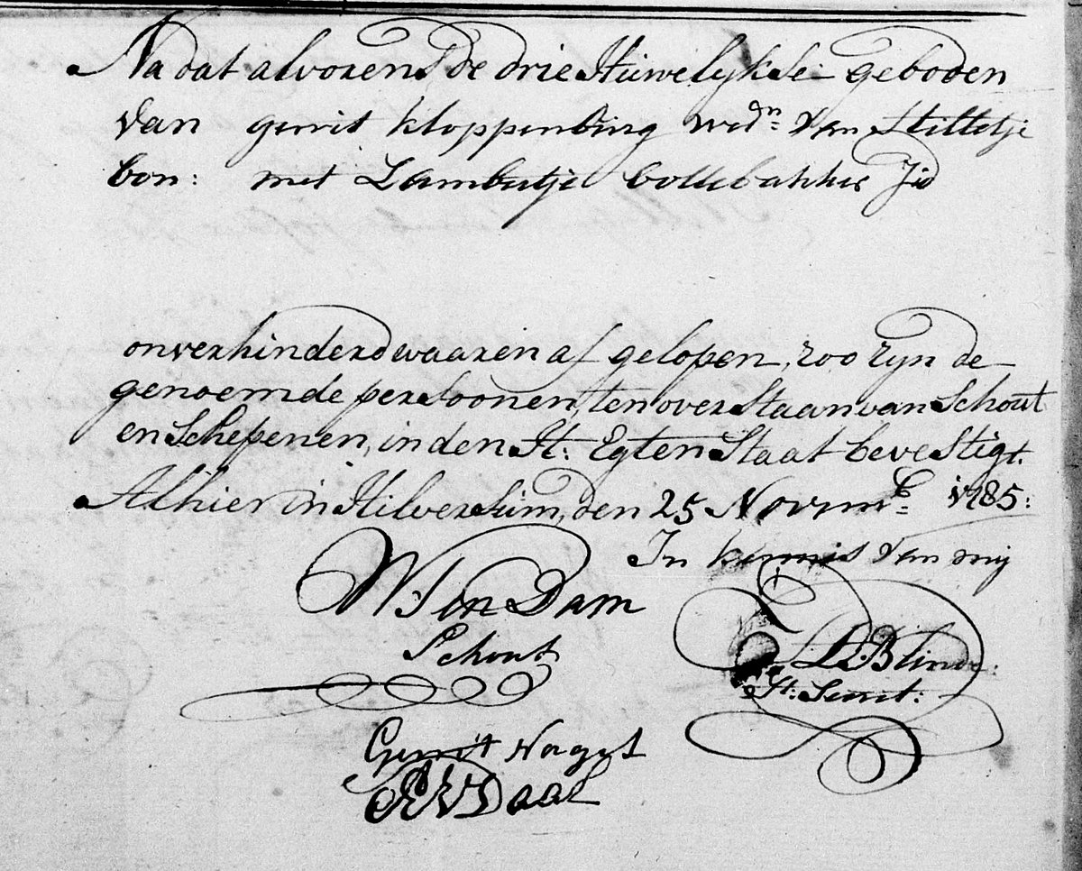 Marriage of Gerrit Kloppenburg and Lammertje Bollebakker